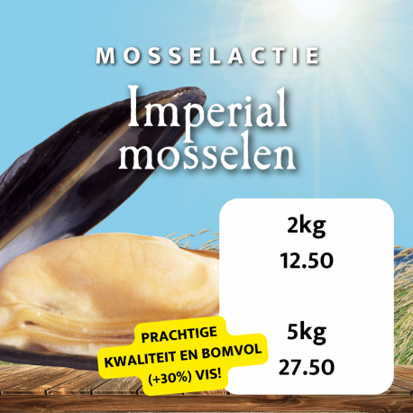 Weekaanbieding mosselactie