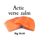 Kerst actie verse zalm